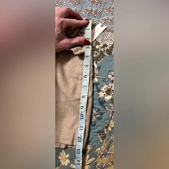 Anthropologie Women’s Size 8 Tan Linen Skort - Picture 8 of 14